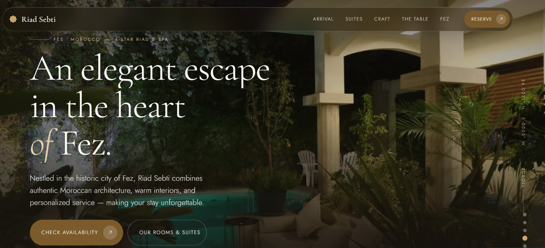 Refonte du site web de Riad Sebti par Infoway-AI